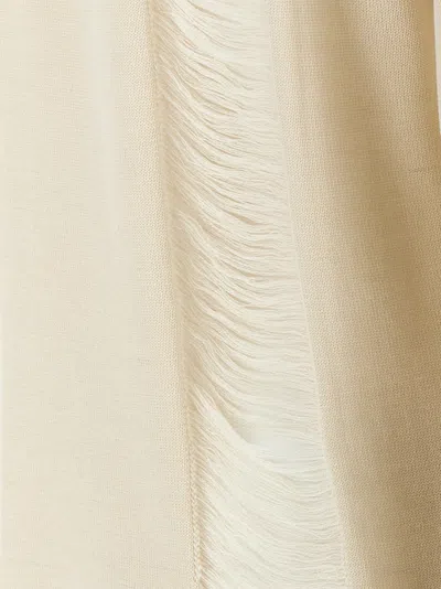 Rick Owens Torn Ivory Sweater In Wool In Neutral