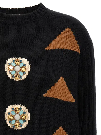 Max Mara Maracas Knitted Dress Black