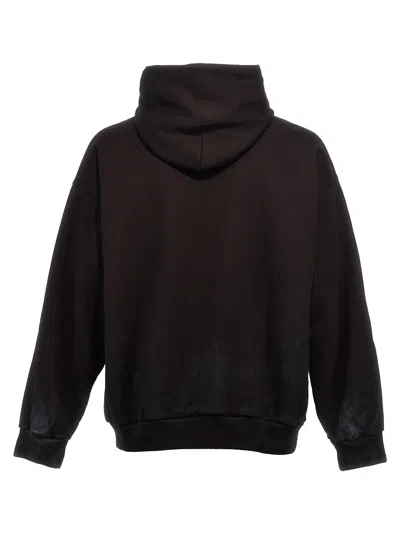Balenciaga Metal Bb Stencil Sweatshirt White/black In Brown
