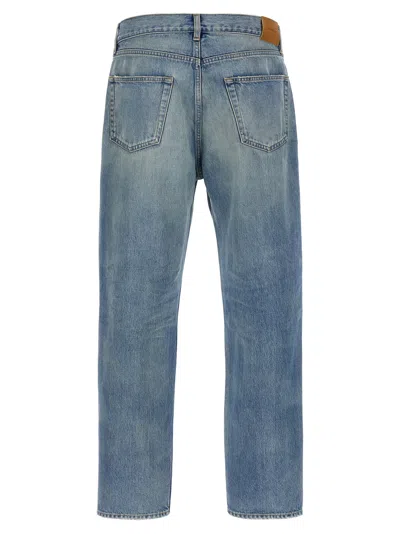 Saint Laurent High-rise Denim Jeans In Blue