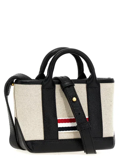 Thom Browne Micro Tool Tote Hand Bags Black