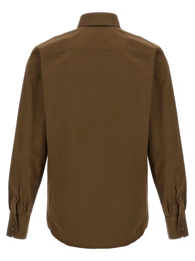 Tom Ford Military Shirt And Blouse Green In Brown