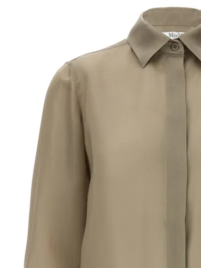 Max Mara Nola Shirt And Blouse Green In Green