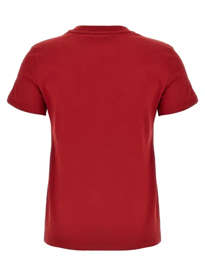 Max Mara Logo Embellished Crewneck T-shirt In Red