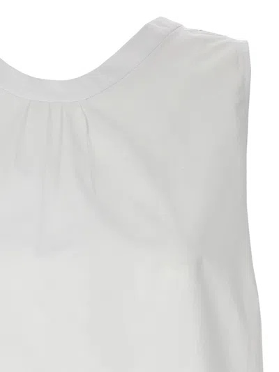 Max Mara White Sleeveless Top