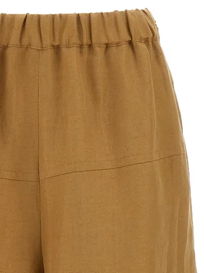 Max Mara Wide Linen And Silk Trousers