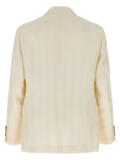 Brunello Cucinelli Operated Stripe Blazer