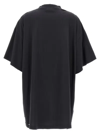 Balenciaga Extra Large Short-sleeved T-shirt In Black