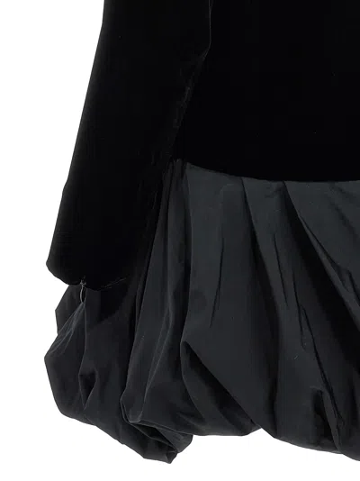 Max Mara Velvet Osso In Black