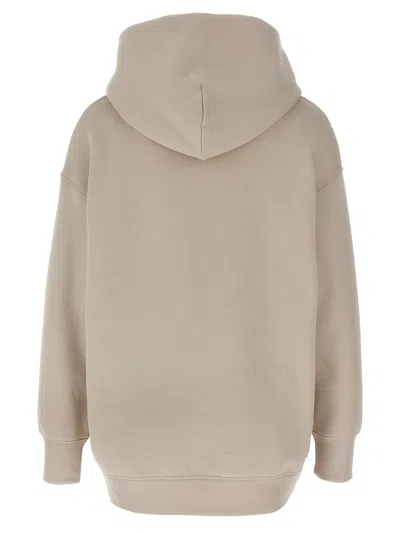 Max Mara Oversized Sweatshirt Beige In Gray