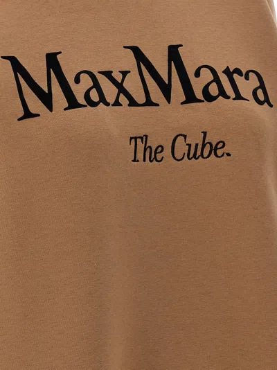 Max Mara Long-sleeved Sweater In Brown