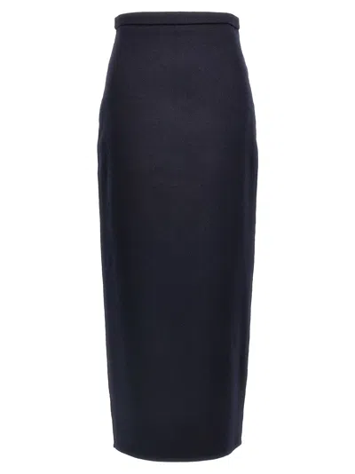 Max Mara Palo Skirts Blue In Black
