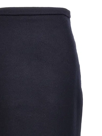 Max Mara Palo Skirts Blue In Black