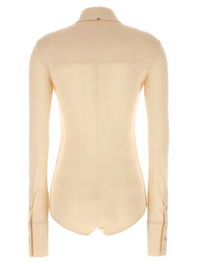 Sportmax Woman Bodysuit Ivory Size L Viscose