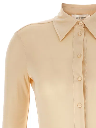 Sportmax Woman Bodysuit Ivory Size L Viscose