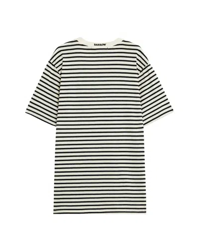 Barrow T-shirt Con Motivo A Righe Nera
