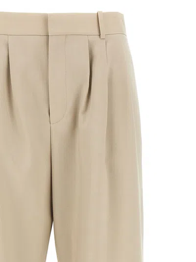 Saint Laurent Women Pleat Pants