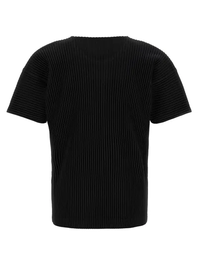 Issey Miyake Black Basics T-shirt In Black