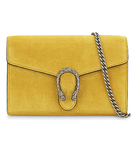 Gucci Dionysus Mini Satin In Yellow ModeSens