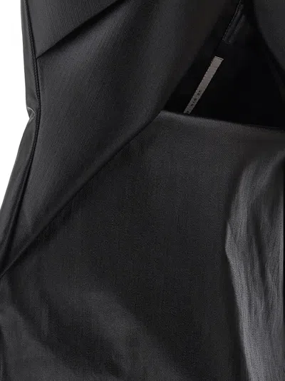 Rick Owens Form-fitting Black Evening Dress With Cutout Neckline