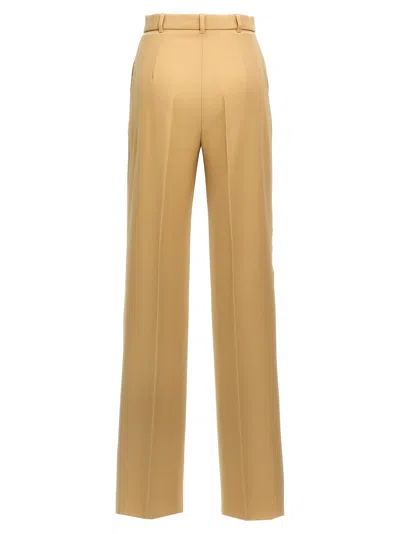 Max Mara Quasar Pants Beige In Neutral