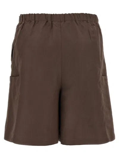 Max Mara Quebec Bermuda And Short Brown