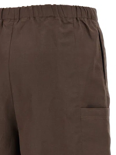 Max Mara Quebec Bermuda And Short Brown