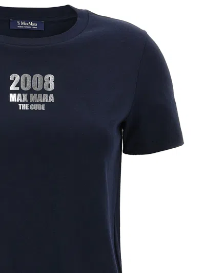 Max Mara Short-sleeved T-shirt In Blue