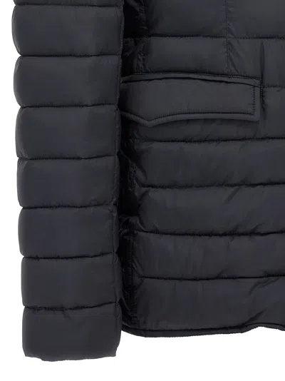 Herno Quilted Down Jacket Casual Jackets And Parka Blue In Black