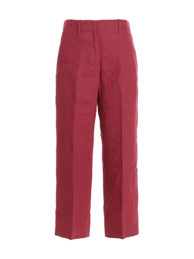 Max Mara Fuchsia Rebecca Pants In Red