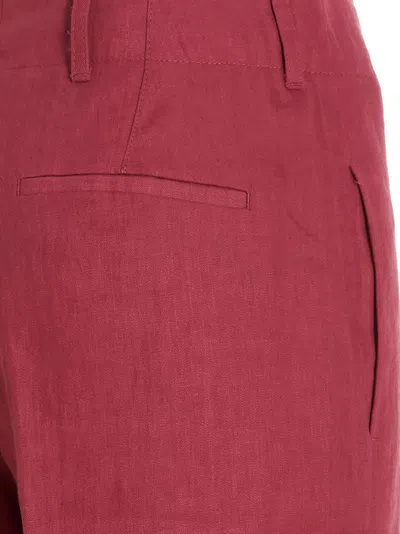 Max Mara Fuchsia Rebecca Pants In Red