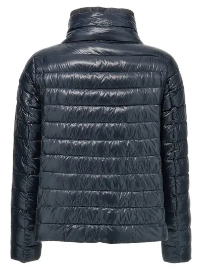 Herno Reversible Down Jacket Casual Jackets And Parka Multicolor In Black