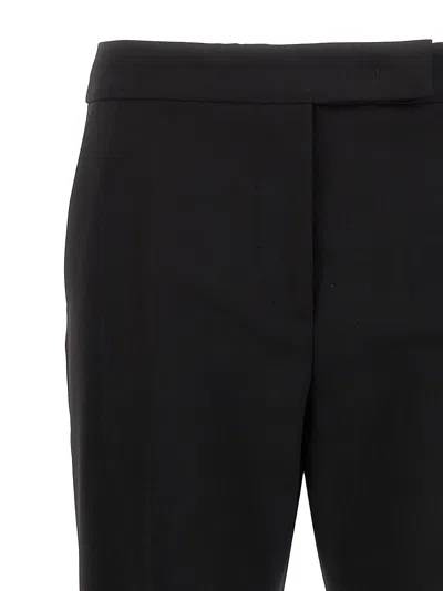 Max Mara Tailored Trousers With Pockets And Belt Loops In Black