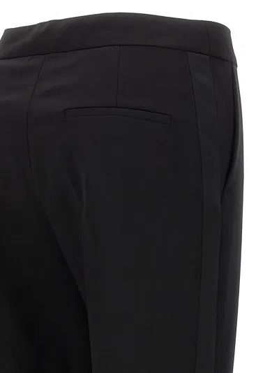 Max Mara Tailored Trousers With Pockets And Belt Loops In Black