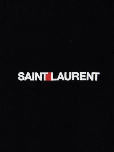 Saint Laurent Logo Print Crewneck T-shirt