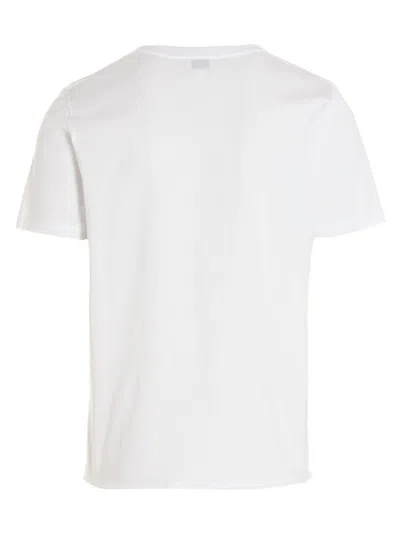 Saint Laurent Logo-print Cotton T-shirt In White
