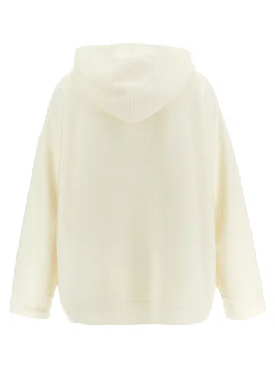 Max Mara Hooded Sweatshirt With Front Pockets And Long Sleeves