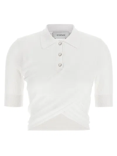 Sportmax White Shaker Polo