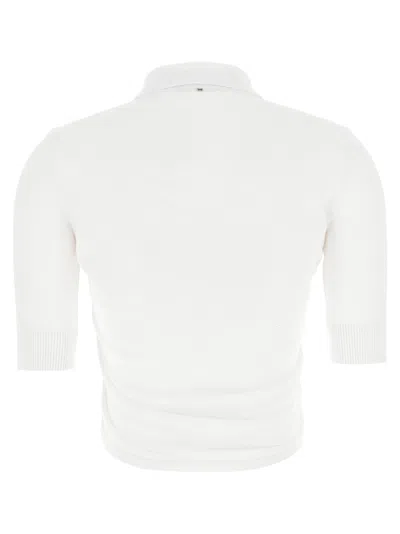 Sportmax White Shaker Polo