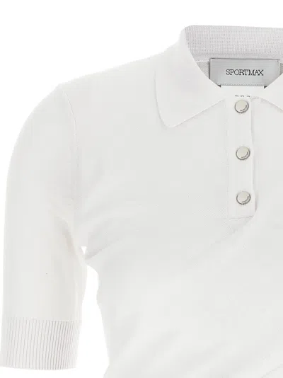 Sportmax White Shaker Polo