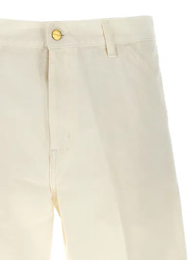 Carhartt Single Knee Bermuda And Short White
