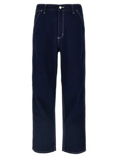 Carhartt Single Knee Jeans In Blue