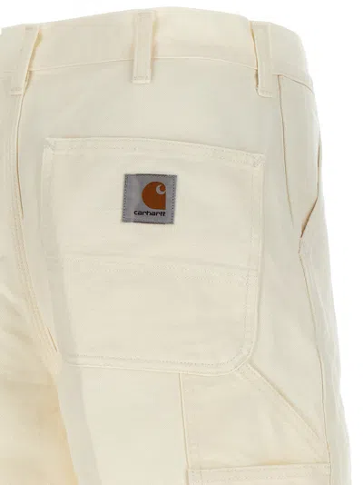 Carhartt Single Knee Bermuda And Short White
