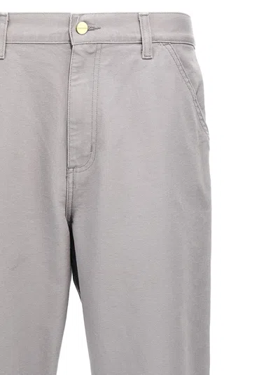 Carhartt Single Knee Pant Sonyc Silver In Cotton