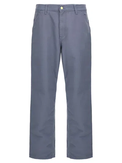 Carhartt Single Knee Pants Light Blue In Blue