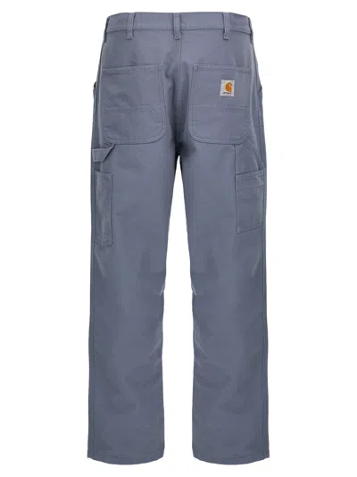 Carhartt Single Knee Pants Light Blue In Blue