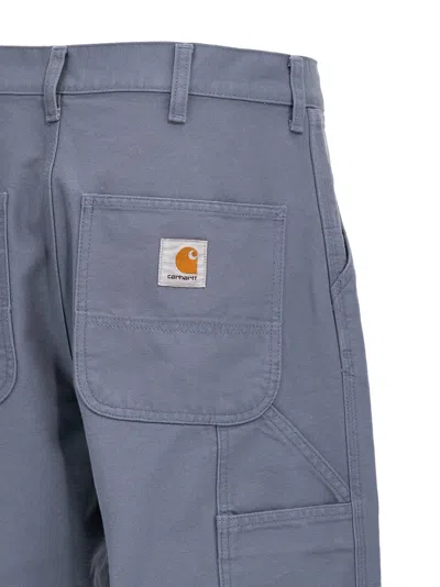 Carhartt Single Knee Pants Light Blue In Blue