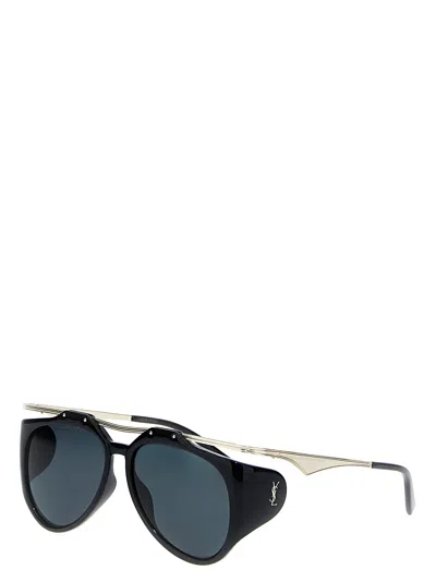 Saint Laurent Sl M137 Amelia Sunglasses In Black