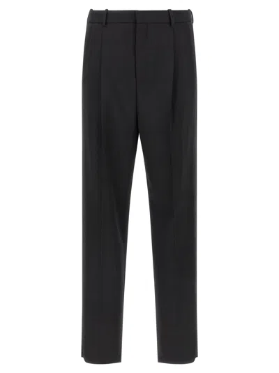Saint Laurent Black Single Pleat Smoking Pant