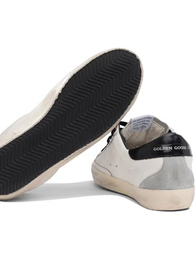 Golden Goose Deluxe Brand White Low Top Sneakers With Suede Toe